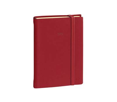 Agenda giornaliera Daily 21 Prestige 2026,13 x 21 cm copertina Silk bordeaux - 2465