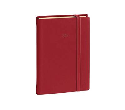Agenda giornaliera Daily Pocket Prestige Silk 2026,8,5 x 13 cm bordeaux - 2450
