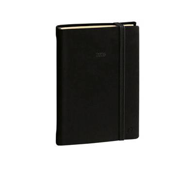 Agenda giornaliera Daily Pocket Prestige Silk 2026,8,5 x 13 cm nero - 2446