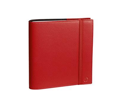 Agenda settimanale Time Life 2026,16 x 16 cm rosso ciliegia - 2440