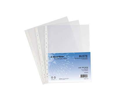 Buste forate Top buccia 22 x 30 cm trasparente - 2589 Buste forate Top buccia 22 x 30 cm trasparente - 2589