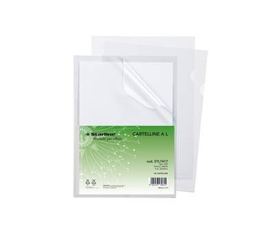 Cartellina a L Top liscio 22 x 30 cm trasparente - 2600