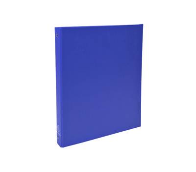 Raccoglitore foderato PPL 4 anelli tondi 30 mm dorso 4 cm 22 x 30 cm blu scuro - 2726