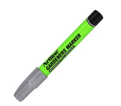 Marcatore permanente per giardinaggio punta tonda 2,3 mm argento - 14167 - 2