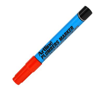 Marcatore permanente per elettricisti punta tonda 1,5 mm rosso - 14116 - 2
