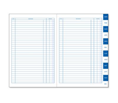 Scadenziario Gennaio-Dicembre uso mano 17 x 24 cm 24 fogli conf. 10 pezzi - 0100129 - 8008234001291 - DMwebShop - 1