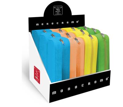 Bustina silicone Soft Touch Monocromo 80x200x60 mm colori assortiti fluo - 8430 - 1