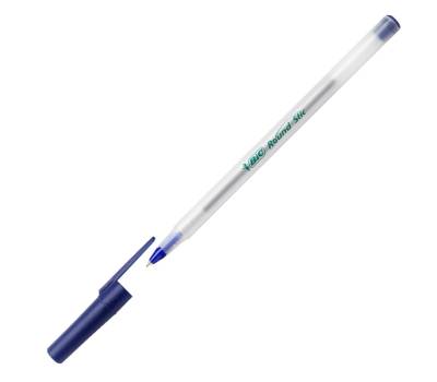 Penna a sfera a scatto con cappuccio ECOlutions punta 1 mm blu - 16018 - 1