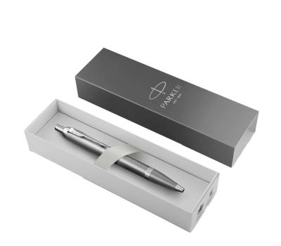 Penna a sfera IM Monochrome Rituals Grey punta M grigio Parker 2203898 - 1335 - 2