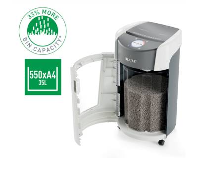 Distruggidocumenti Office P5 - taglio a micro frammenti 2x15 mm - Leitz - 83600000 - 4002432137626 - DMwebShop - 1