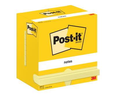 Blocco foglietti - 655 - giallo Canary - 76 x 127 mm - 100 fogli - conf. 12 pezzi - Post-it - 7100290165 - 3134375014168 - DMwebShop - 1