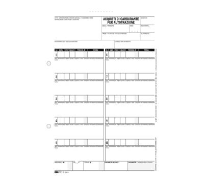 Blocco prelievo carburante - 23 x 14,8 cm - 50 fogli - Edipro - E5414 - DMwebShop - 1 Blocco prelievo carburante - 23 x 14,8 cm - 50 fogli - Edipro - E5414 - DMwebShop - 1