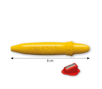 Pastelli cera super lunghezza 7,5 mm con diametro 11 mm colori assortiti astuccio 10 superpastelloni Giotto F477900 - 1307 - 2