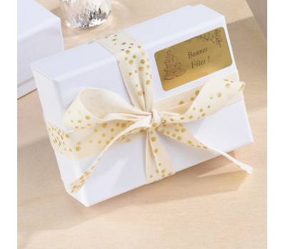 Etichette adesive ovali GL4 in carta permanenti 36 x 27 mm 50 etichette per foglio 100 fogli oro satinato Tico GL4 3627 - 1858 - 1