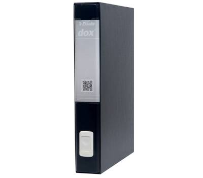 Registratore 5 - dorso 5 cm - protocollo - 23 x 34 cm - nero - Esselte - Dox - D26510 - 5028252499996 - DMwebShop - 1