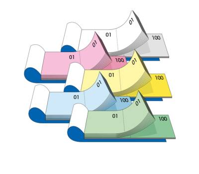 Blocco numerato 1-100 - colori assortiti - 13 x 6 cm - conf. 10 pezzi - BM - 0102189 BM 12/10B - 8008234021886 - DMwebShop - 1