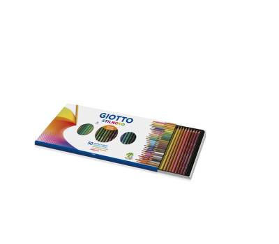 Pastelli Stilnovo diametro mina 3 - 3 mm astuccio 50 pezzi Giotto - 495 - 1