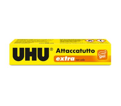 Colla Attaccatutto Extra - gel - 20 ml - trasparente - Uhu - D9215 - 35592 - 4026700355901 - DMwebShop - 1 Colla Attaccatutto Extra - gel - 20 ml - trasparente - Uhu - D9215 - 35592 - 4026700355901 - DMwebShop - 1