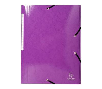 Cartelle 3L con elastici Iderama - A4 - 10 colori assortiti - conf. 25 pezzi - Exacompta - 55829E - 3130630558293 - DMwebShop - 10