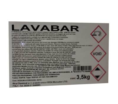 Detergente lavatazzine Lavabar 3,5 kg - 550 - 1
