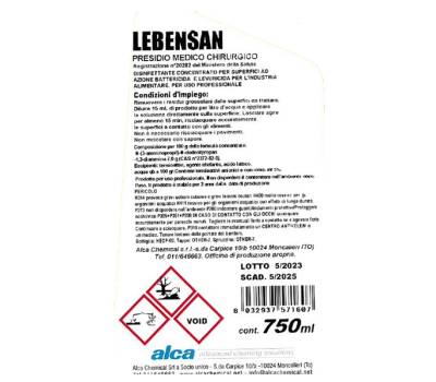 Disinfettante lebensan Trigger - 750 ml - Alca - ALC1115 - 8032937575315 - DMwebShop - 1 Disinfettante lebensan Trigger - 750 ml - Alca - ALC1115 - 8032937575315 - DMwebShop - 1