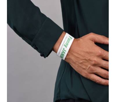 Braccialetti identificativi stampabili - bianco - 5 fogli - 10 et/fg - A4 - Avery - L4000-5 - 5014702134340 - DMwebShop - 1