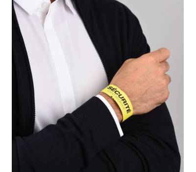 Braccialetti identificativi stampabili - giallo - 5 fogli - 10 et/fg - A4 - Avery - L4001-5 - 5014702134357 - DMwebShop - 2