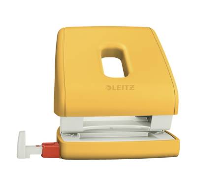 Perforatore Cosy - a 2 fori - giallo - Leitz - 50040019 - 4002432125340 - DMwebShop - 1