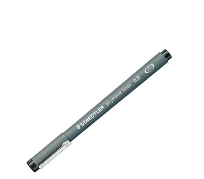 Pennarello Pigment Liner 308 - nero - 0,8 mm - conf. 10 pezzi - Staedtler - 308 08-9 - 4007817327104 - DMwebShop - 1