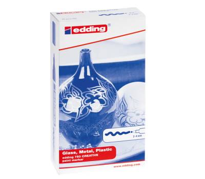 Marcatore permanente a vernice 750 - punta 2 - 4 mm - oro - Edding - E-750 053 - 4004764953332 - DMwebShop - 1