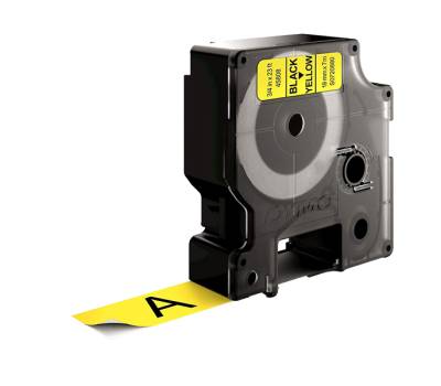 Nastro D1 458080 - 19 mm x 7 mt - nero-giallo - Dymo - S0720880 - 5411313452182 - DMwebShop - 1