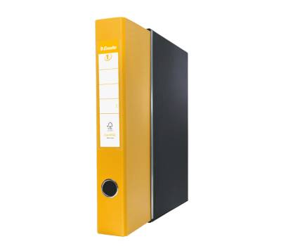 Registratore Eurofile G54 - dorso 5 cm - protocollo - 23 x 33 cm - giallo - Esselte - 390754090 - 8004157734094 - DMwebShop - 1