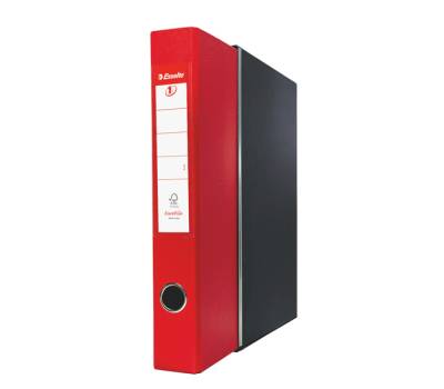 Registratore Eurofile G54 - dorso 5 cm - protocollo - 23 x 33 cm - rosso - Esselte - 390754160 - 8004157734162 - DMwebShop - 1
