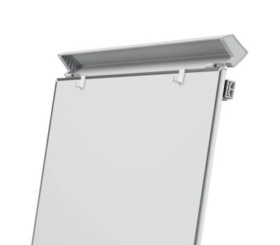 Lavagna portablocco Classic con ruote - 100 x 67,5 cm - bianco - Nobo - 1902386 - 5028252250177 - DMwebShop - 3