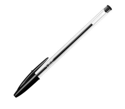 Penna a sfera Cristal - punta media 1 mm - nero - scatola 90 + 10 pezzi - Bic - 942911 - 3086123297982 - DMwebShop - 1