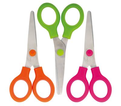 Forbici Snippy Color punta tonda 13 cm lama in acciaio colori assortiti Lebez 4512 - 3624 - 1