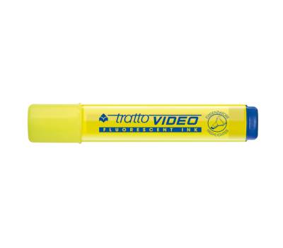 Evidenziatore Giallo Video punta scalpello tratto 1-5mm giallo Tratto 830201 - 2810 - 1