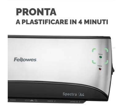 Plastificatrice Spectra - A4 - a caldo - Fellowes - 5737801 - 43859680214 - DMwebShop - 1