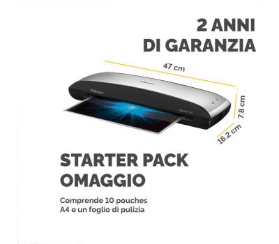 Plastificatrice Spectra - A3 - a caldo - Fellowes - 5738301 - 43859680306 - DMwebShop - 4