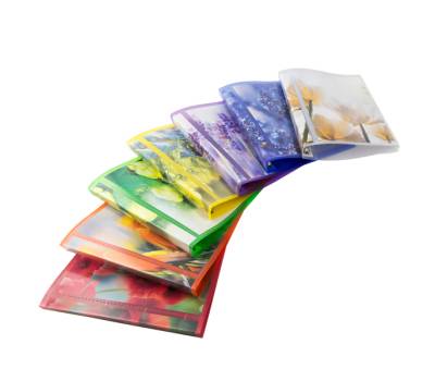 Raccoglitore personalizzabile Myto TI 4 anelli a D 17 mm dorso 2,5 cm 22 x 30 cm colori assortiti Sei Rota 36911799 - 3369 - 2