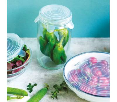 Coperchi in silicone Sigillafresco - set 6 pezzi - Perfetto - 29013 - 8052474290137 - DMwebShop - 1