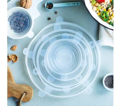 Coperchi in silicone Sigillafresco - set 6 pezzi - Perfetto - 29013 - 8052474290137 - DMwebShop - 3