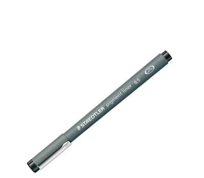 Pennarello Pigment Liner 308 - nero - 0,5 mm - conf. 10 pezzi - Staedtler - 308 05-9 - 4007817330432 - DMwebShop - 1
