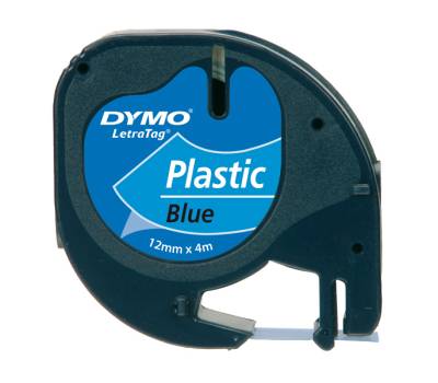 Nastro Letratag 912050 - in plastica - 12 mm x 4 mt - blu - Dymo - S0721650 - 5411313912051 - DMwebShop - 1 Nastro Letratag 912050 - in plastica - 12 mm x 4 mt - blu - Dymo - S0721650 - 5411313912051 - DMwebShop - 1