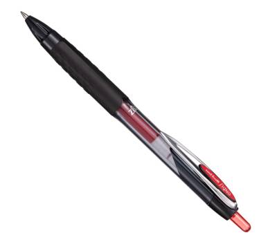 Roller gel a scatto Uni Ball Signo 207 punta 0,7 mm rosso - 6929 - 1