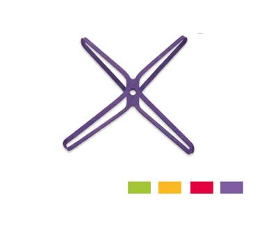 Elastici x Band diametro 10 x 15 x 1,1 cm 100 gr colori assortiti Lebez 515198 - 6011 - 1