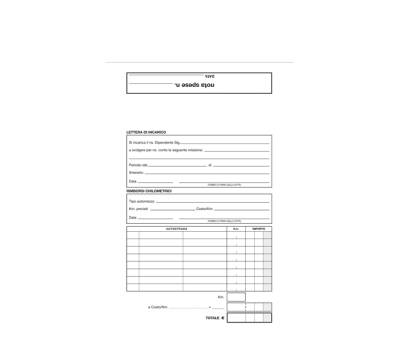 Blocco buste nota spese - 28 x 15 cm - conf. 25 buste - Edipro - E5777 - 8023328577704 - DMwebShop - 3