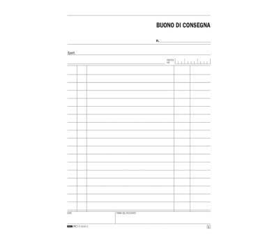 Blocco buoni di consegna - 50-50 fogli autoricalcanti - 23 x 15 cm - Edipro - E5209C - 8023328520915 - DMwebShop - 1