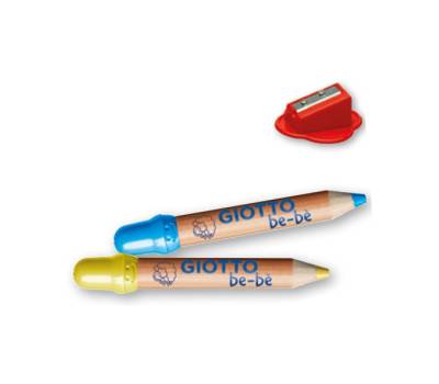 Supermatitoni diametro mina 7 mm con temperino colori assortiti astuccio 12 pezzi Giotto F477700 - 4698 - 2