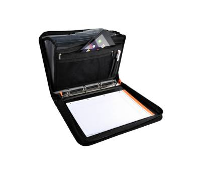 Conferenziere con meccaniscmo Exafolder - PPL - 4 anelli 30 mm - nero - Exacompta - 55634E - 3130630556343 - DMwebShop - 1